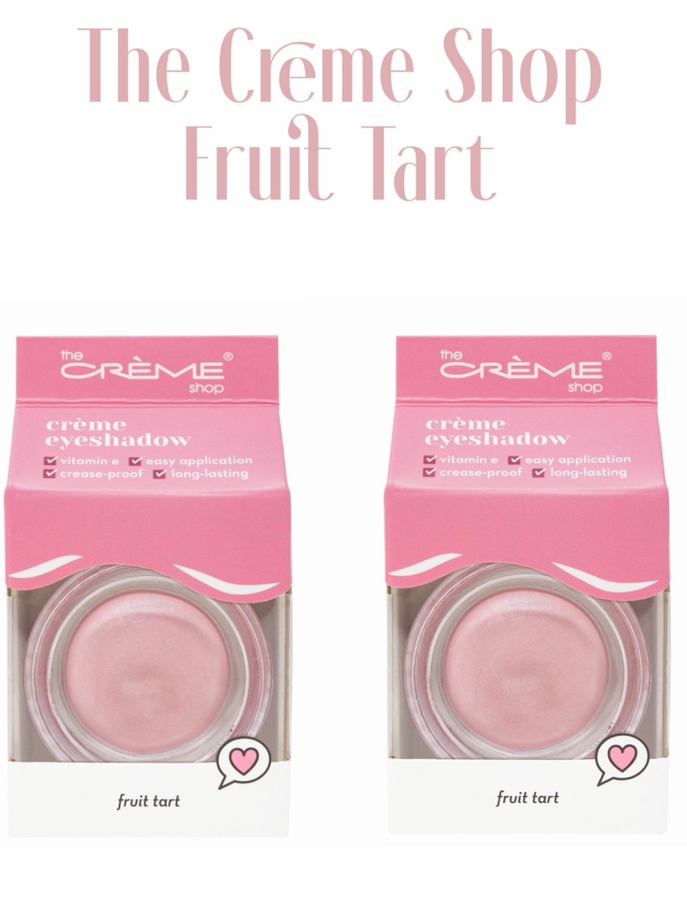 2Pcs The Creme Shop Eyeshadow - Fruit Tart